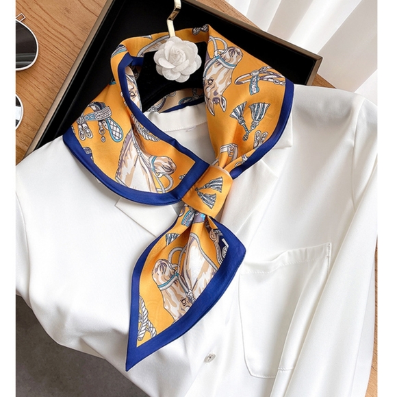 💞 Ribbon Scarf (Tied Scarf) - Picture 1 of 6